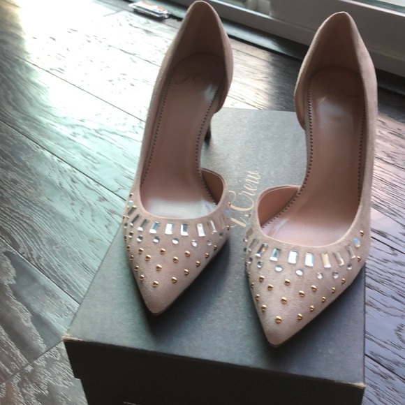 J. Crew Shoes - J Crew Colette d’orsay pump with jewels 6.5